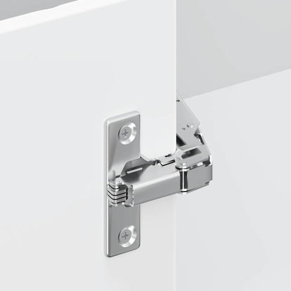 Kuchyňská Rohová Skříňka "Porto" Bílý Vysoký Lesk Kompozit Bílá S Vysokým Leskem