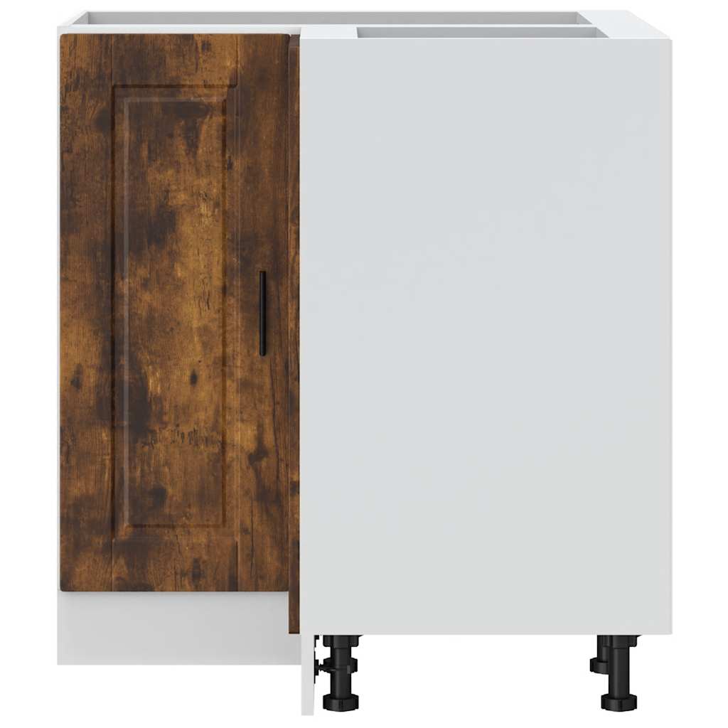 Kuchyňská Rohová Skříňka "Porto" Kompozitní Dřevo Kouřový Dub