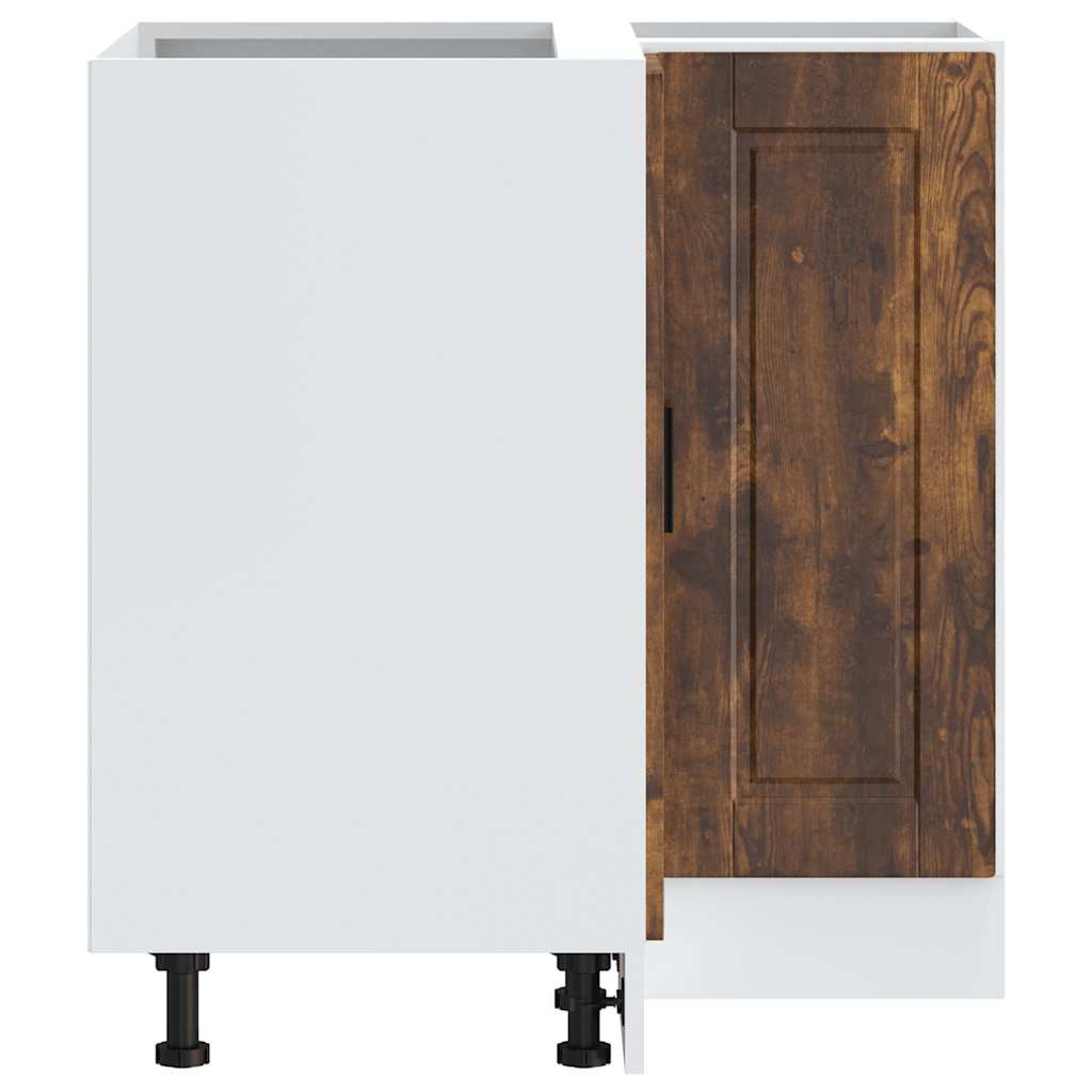 Kuchyňská Rohová Skříňka "Porto" Kompozitní Dřevo Kouřový Dub