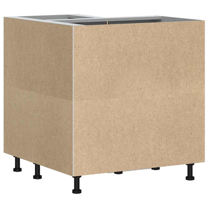 Kuchyňská Rohová Skříňka "Porto" Kompozitní Dřevo Kouřový Dub