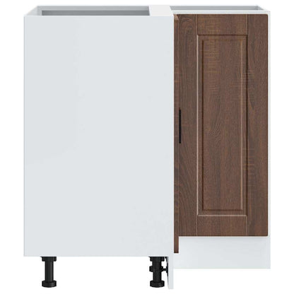 Kuchyňská Rohová Skříňka "Porto" Kompozitní Dřevo Hnědý Dub