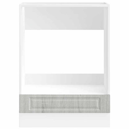 Skříňka Na Troubu "Porto" Šedý Sonoma Kompozitní Dřevo Šedá Sonoma