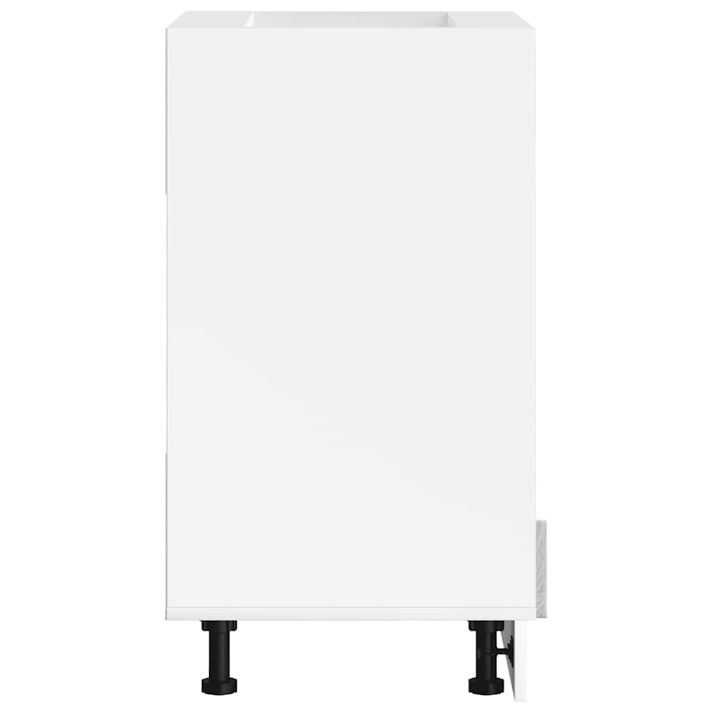 Skříňka Na Troubu "Porto" Šedý Sonoma Kompozitní Dřevo Šedá Sonoma