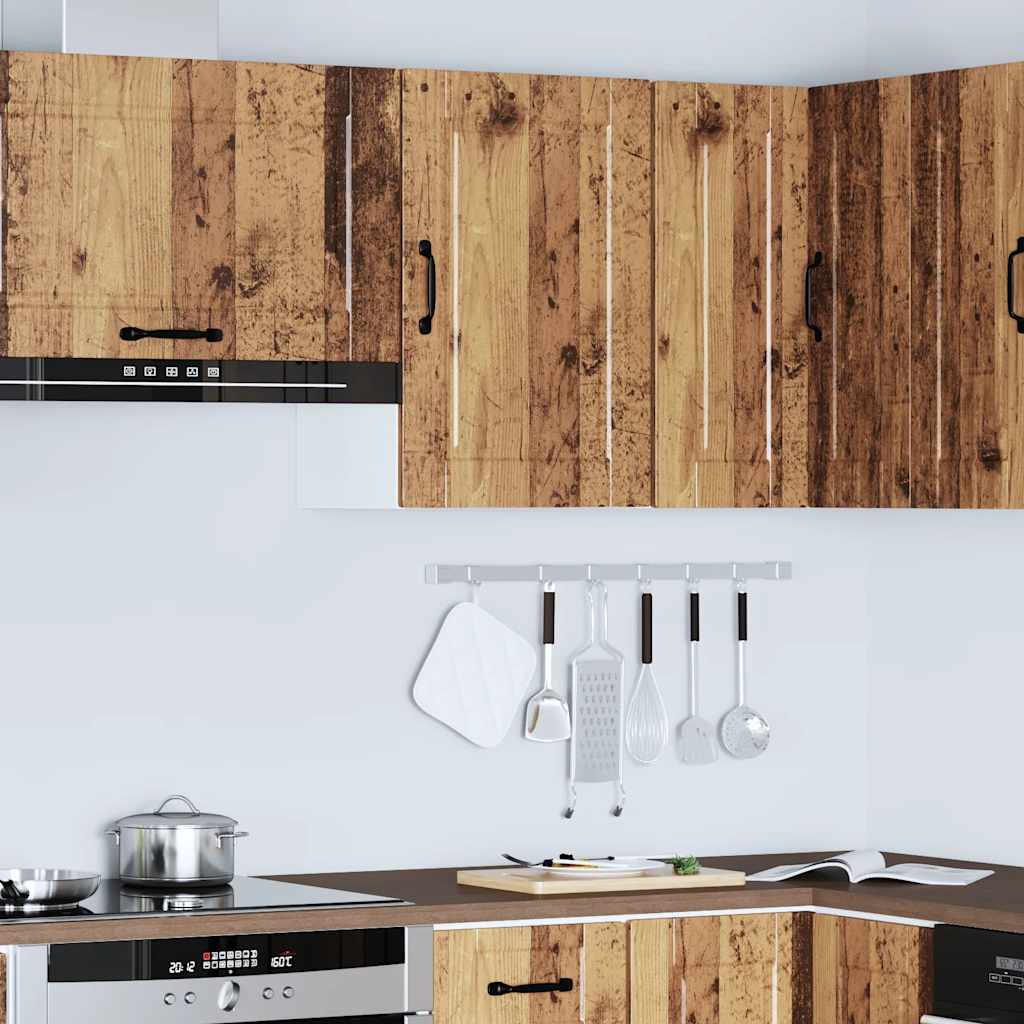 Kuchyňská Nástěnná Skříňka "Porto" Old Wood Kompozitní Dřevo Staré Dřevo