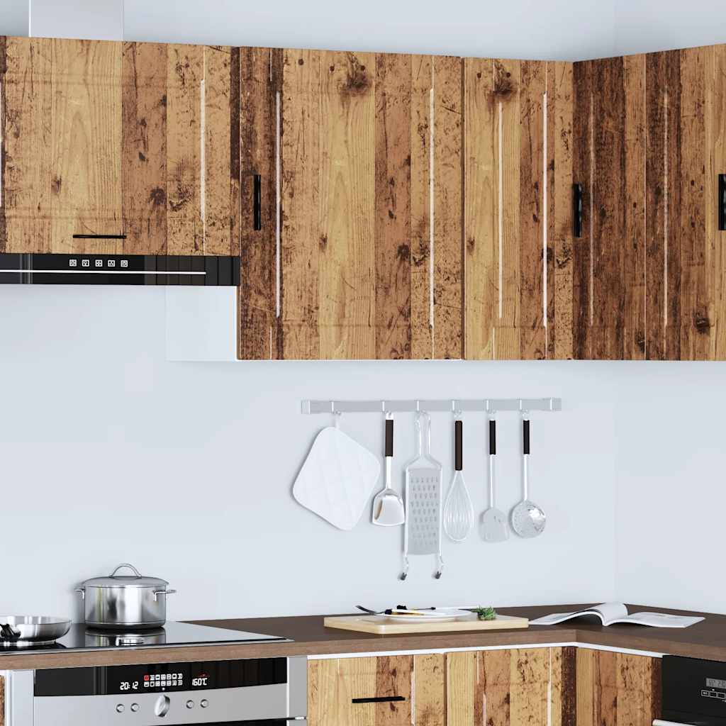 Kuchyňská Nástěnná Skříňka "Porto" Old Wood Kompozitní Dřevo Staré Dřevo