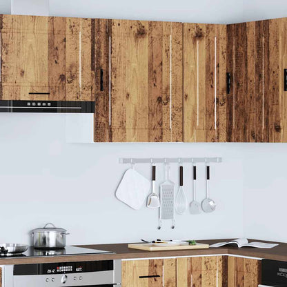 Kuchyňská Nástěnná Skříňka "Porto" Old Wood Kompozitní Dřevo Staré Dřevo