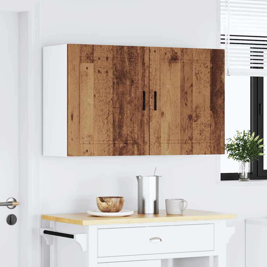 Kuchyňská Nástěnná Skříňky 2 Ks "Porto" Old Wood Kompozit Staré Dřevo