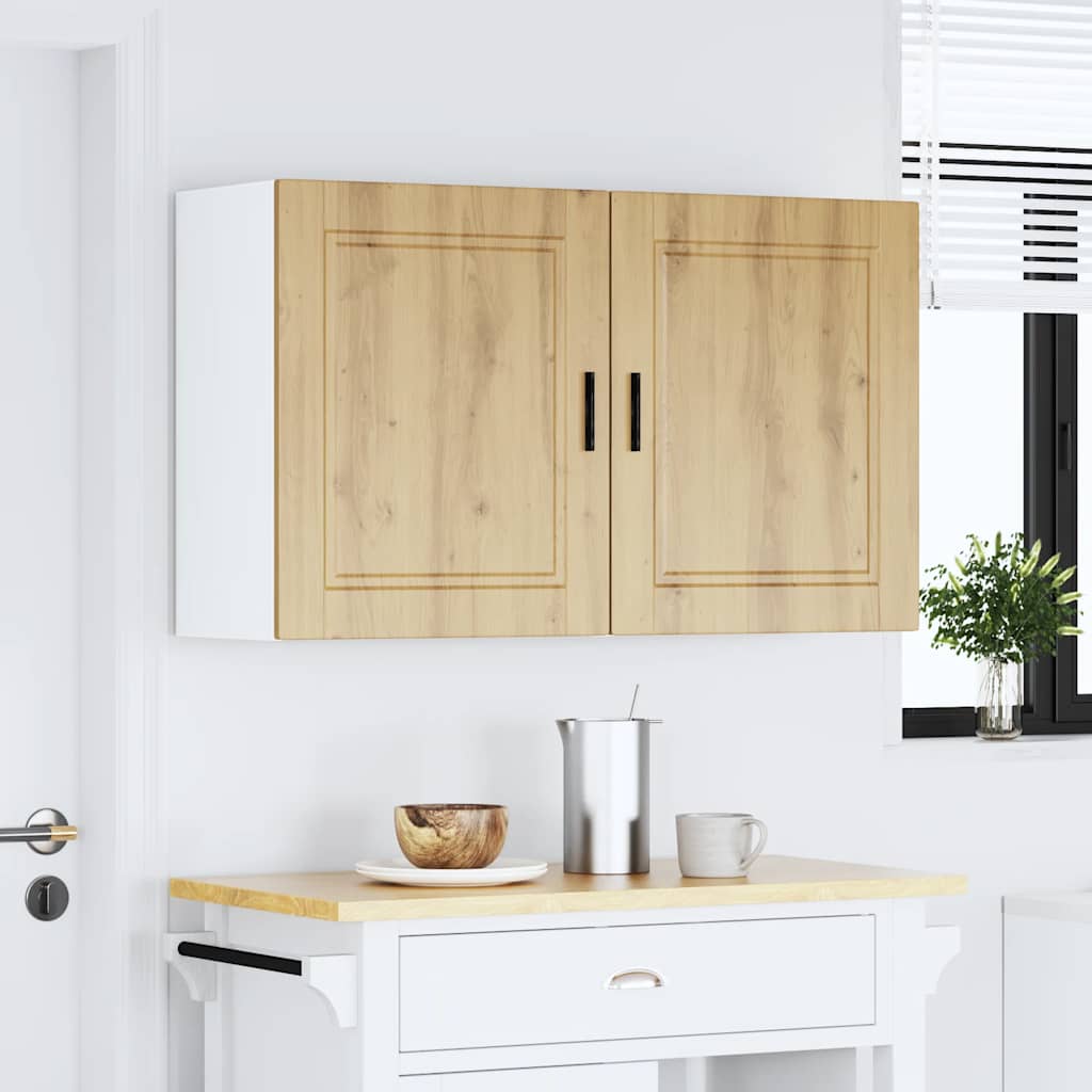 Kuchyňská Nástěnná Skříňky 2 Ks "Porto" Kompozitní Dub Artisan