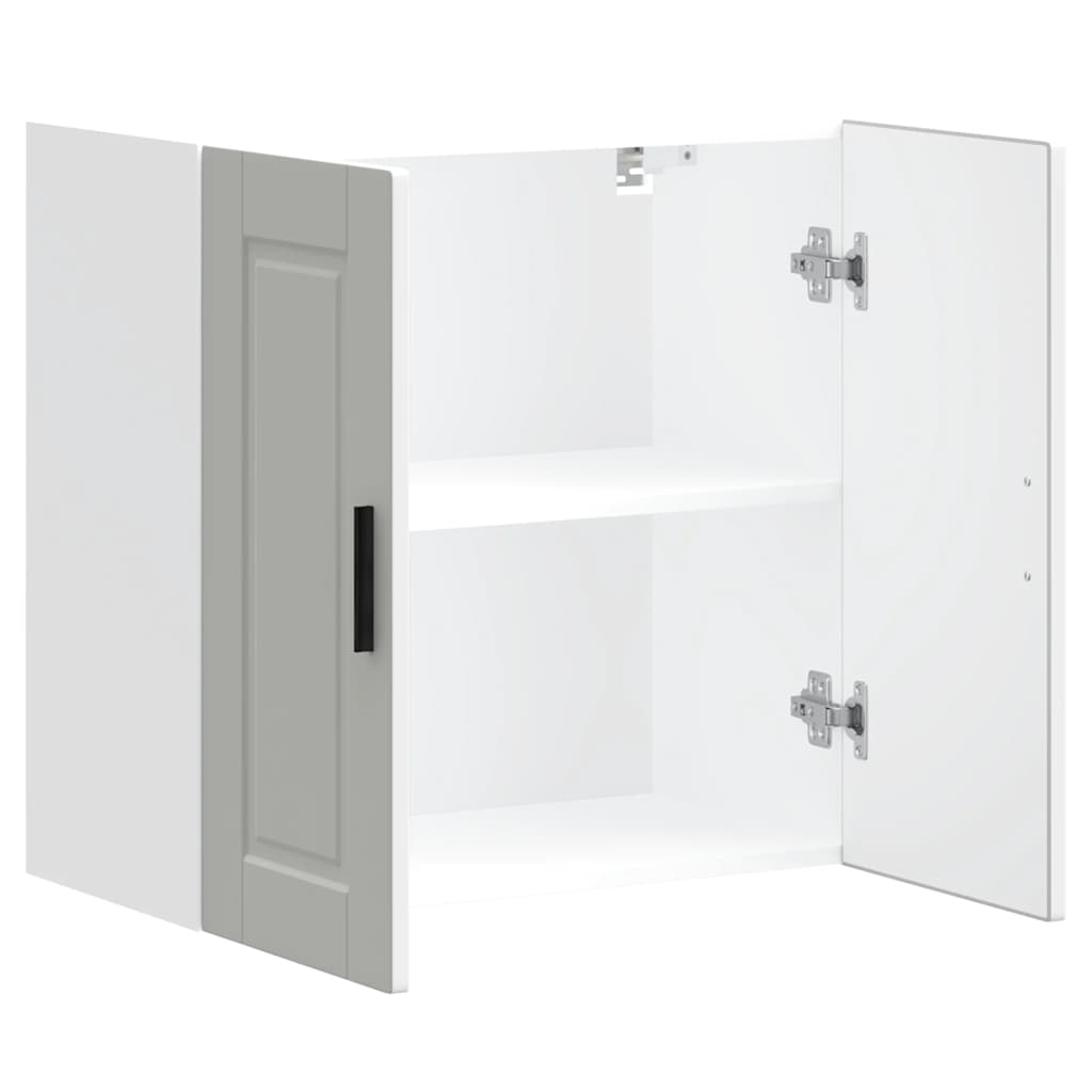 Kuchyňská Nástěnná Skříňka "Porto" Bílý Kompozitní Dřevo Bílá