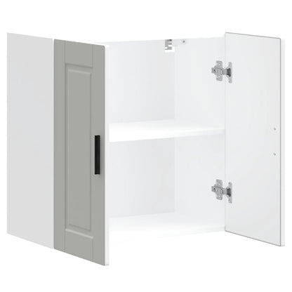 Kuchyňská Nástěnná Skříňka "Porto" Bílý Kompozitní Dřevo Bílá