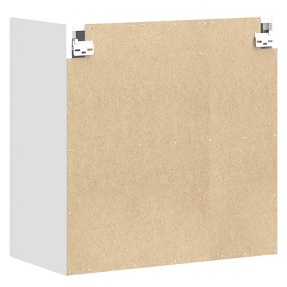 Kuchyňská Nástěnná Skříňka "Porto" Bílý Kompozitní Dřevo Bílá