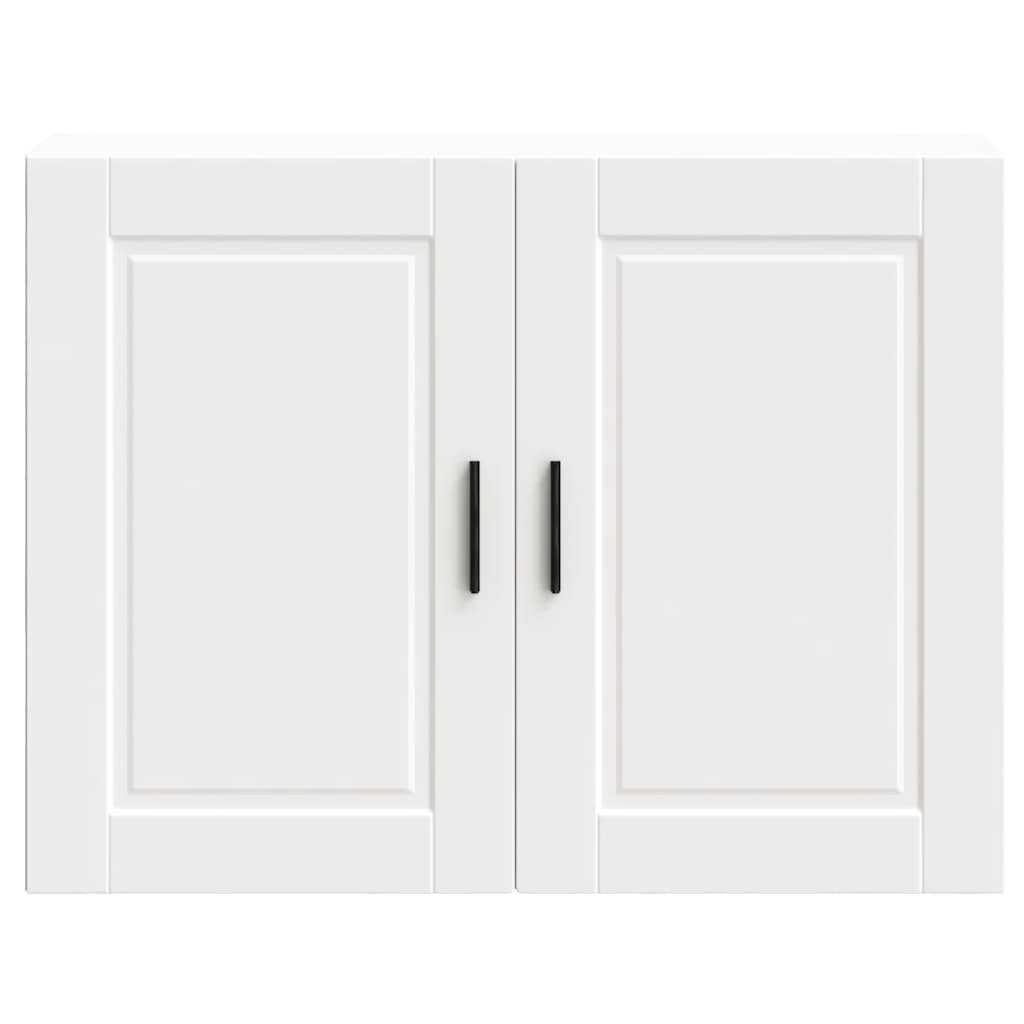 Kuchyňská Nástěnná Skříňka "Porto" Bílý Kompozitní Dřevo Bílá