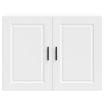 Kuchyňská Nástěnná Skříňka "Porto" Bílý Kompozitní Dřevo Bílá