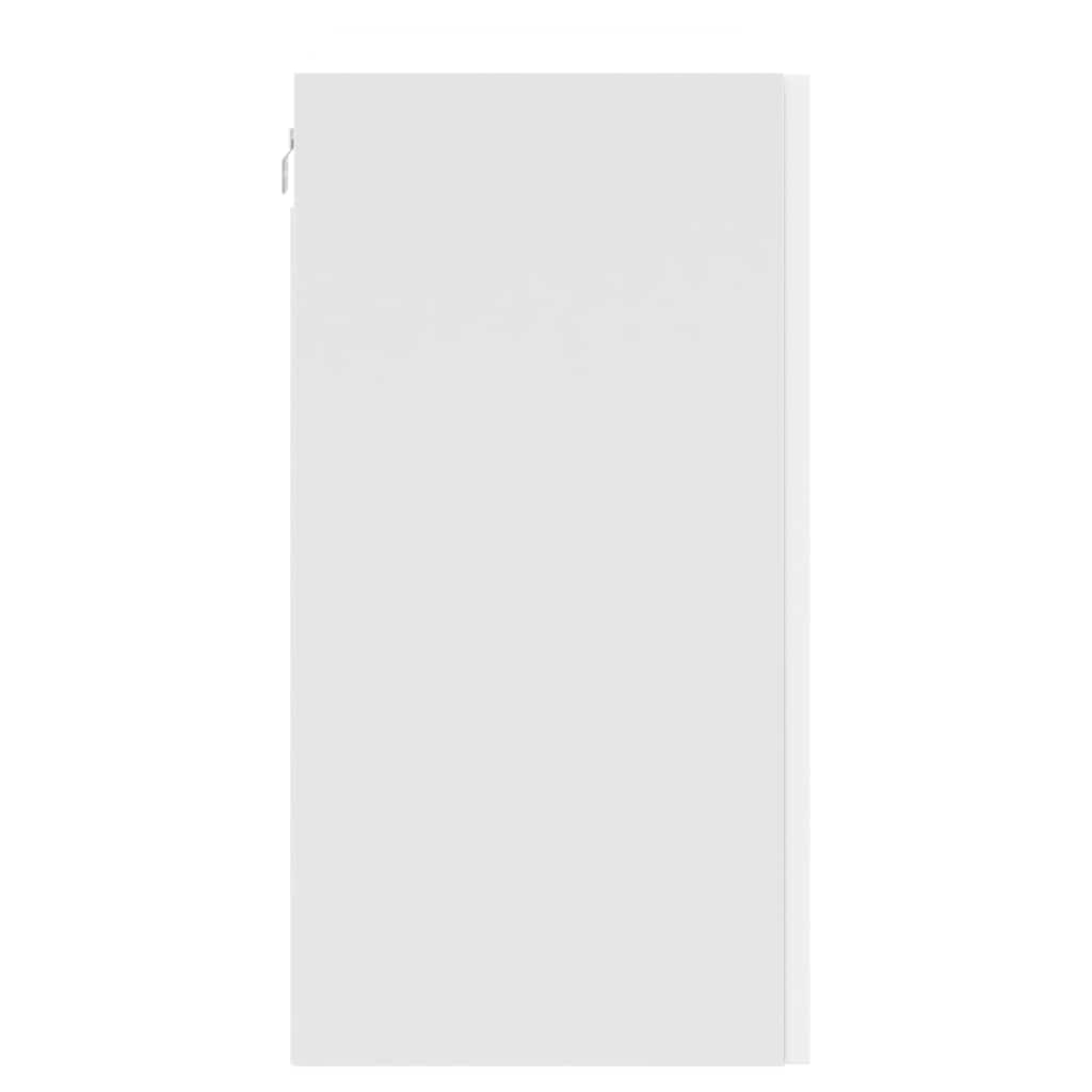 Kuchyňská Nástěnná Skříňka "Porto" Bílý Kompozitní Dřevo Bílá