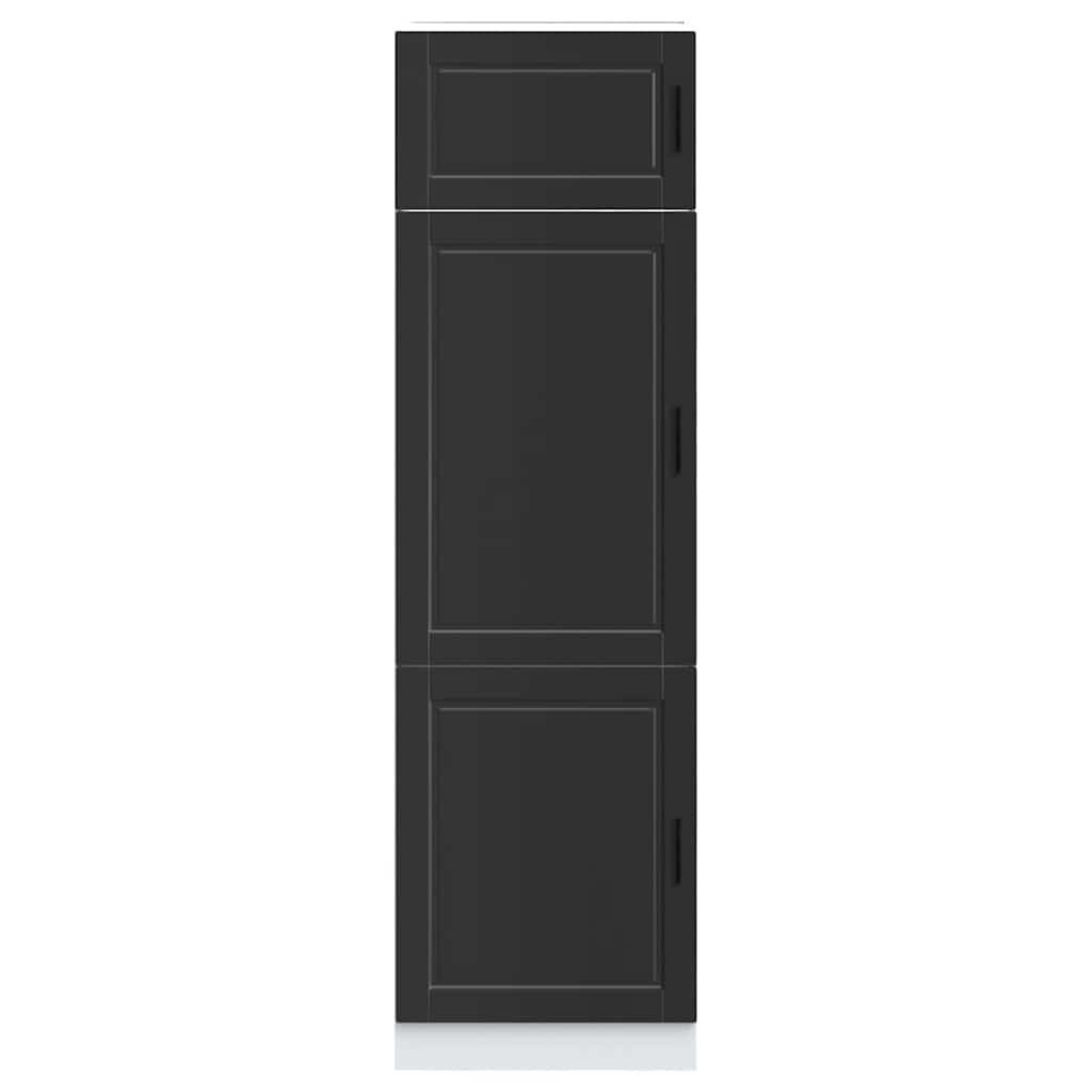 Kuchyňská Skříňka "Porto" Černý Kompozitní Dřevo Černá
