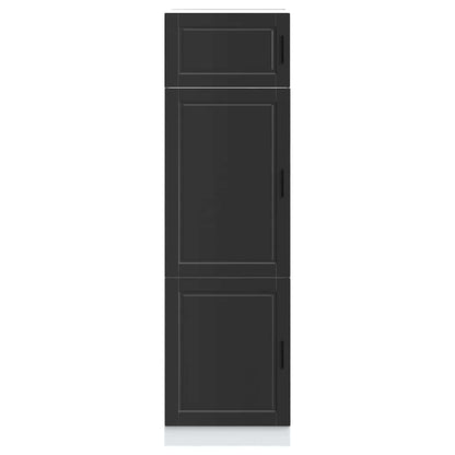 Kuchyňská Skříňka "Porto" Černý Kompozitní Dřevo Černá