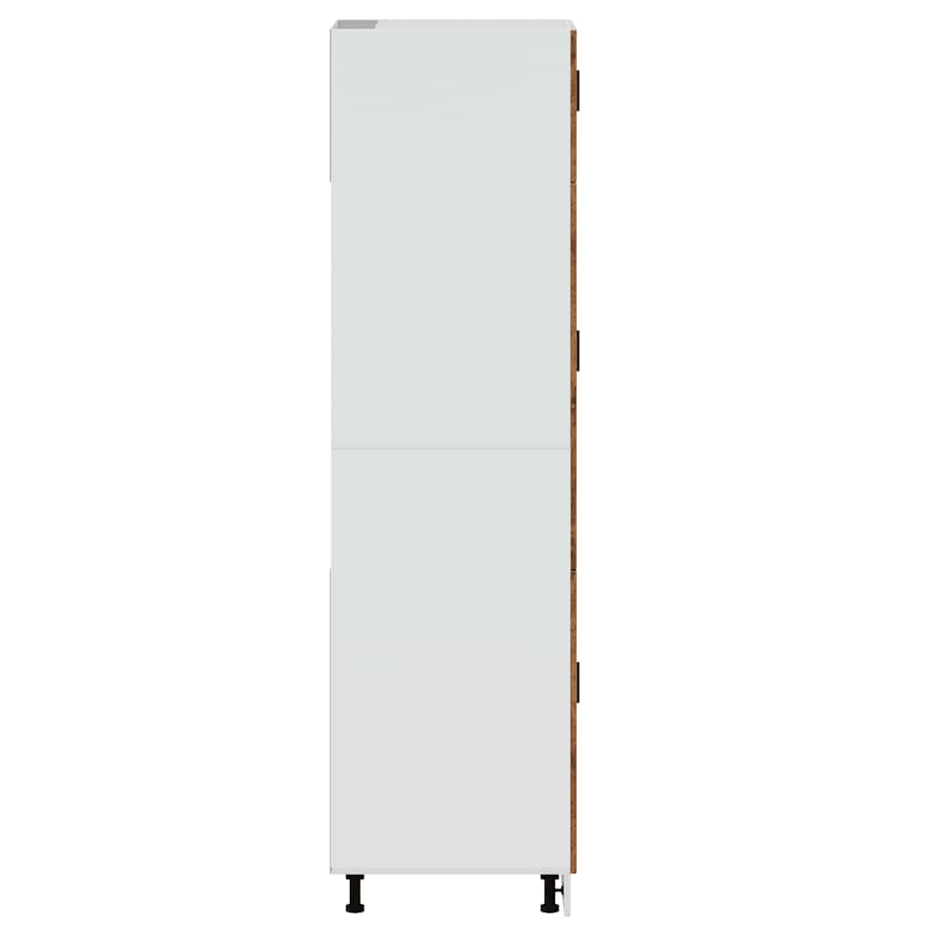 Kuchyňská Skříňka "Porto" Starého Dřeva Kompozitní Dřevo Staré Dřevo