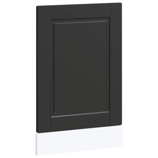 Panel Na Myčku "Porto" Černý 45X1,5X67 Cm Kompozitní Dřevo Černá