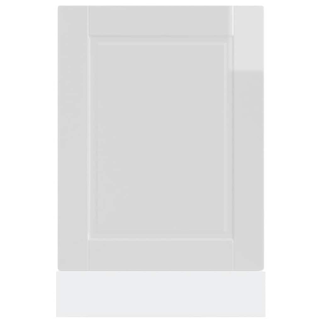 Panel Na Myčku "Porto" Bílý Vysoký Lesk 45X1,5X67 Cm Kompozit Bílá S Vysokým Leskem
