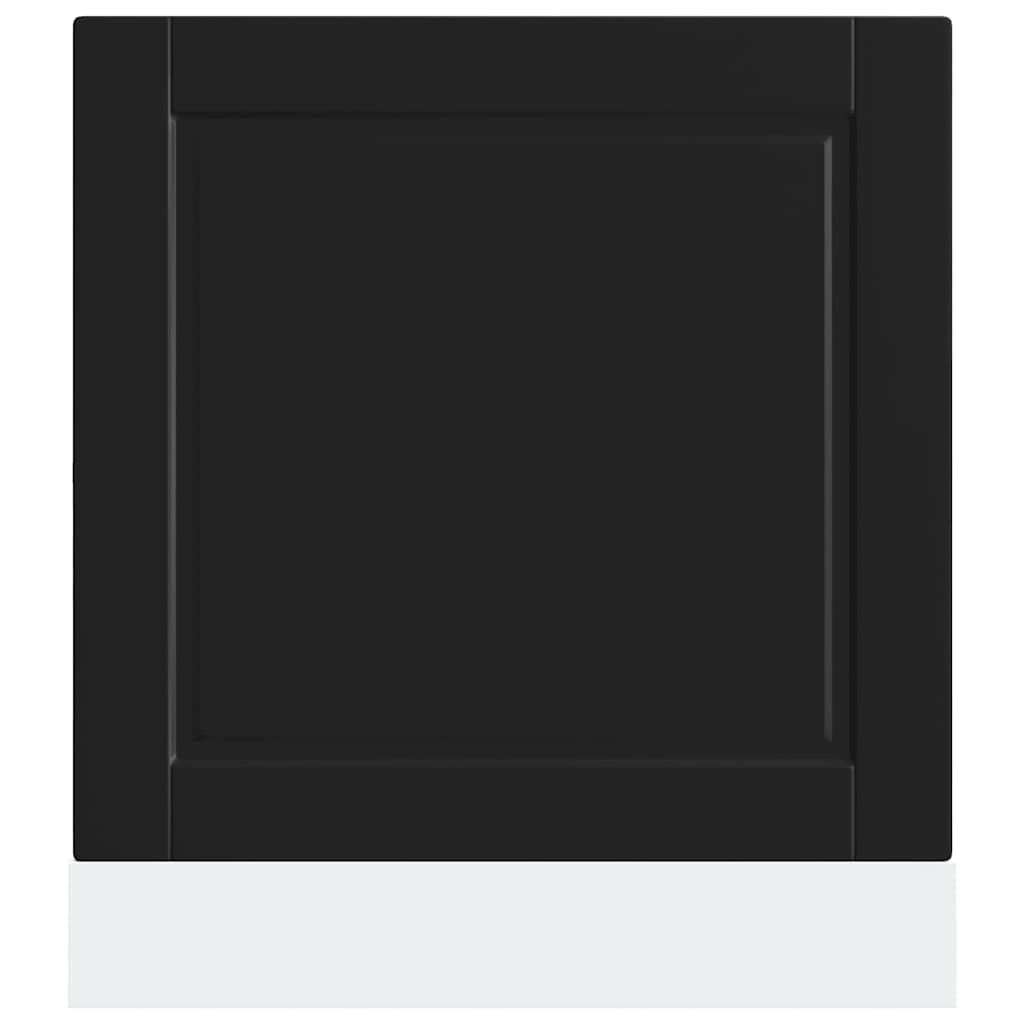 Panel Na Myčku Porto Černý 60X1,5X57 Cm Kompozitní Dřevo