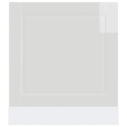 Panel Na Myčku "Porto" Bílý Vysoký Lesk 60X1,5X67 Cm Kompozit Bílá S Vysokým Leskem
