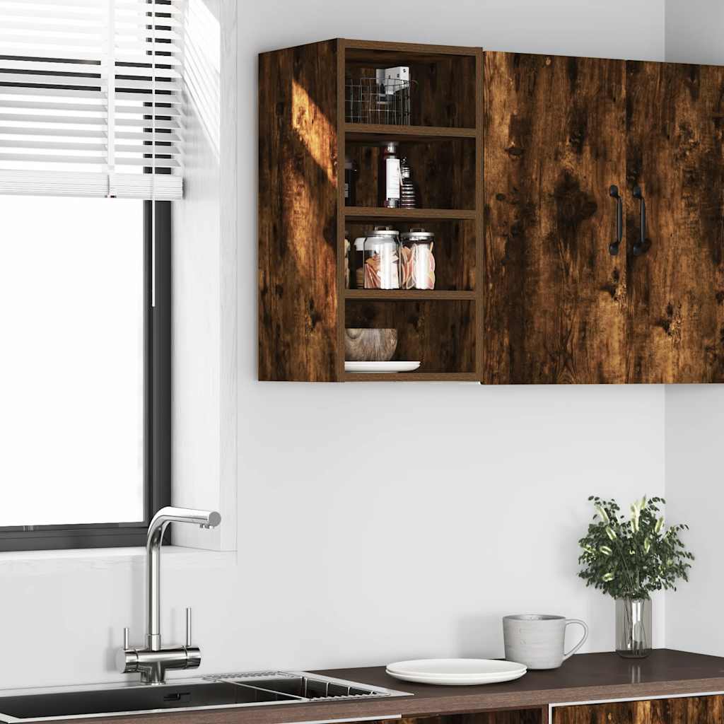 Horní Skříňka 30X29,5X60 Cm Dřevotříska Kouřový Dub
