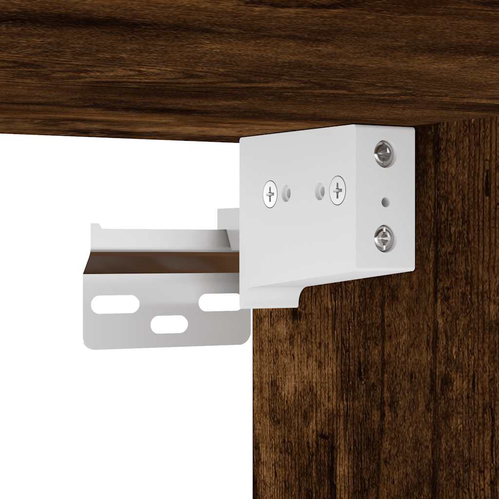 Horní Skříňka 40X29,5X60 Cm Dřevotříska Kouřový Dub