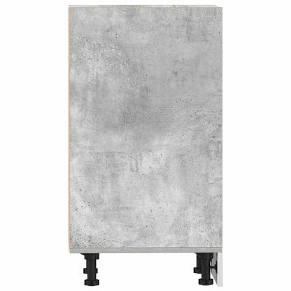 Spodní Skříňka Betonově Šedá 30X44,5X81,5 Cm Dřevotříska Betonová Šedá