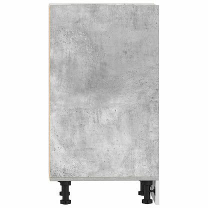 Spodní Skříňka Betonově Šedá 40X44,5X81,5 Cm Dřevotříska Betonová Šedá