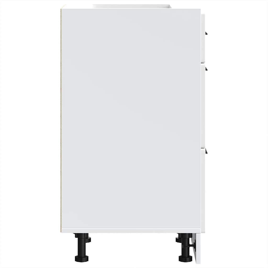 Kuchyňská Spodní Skříňka "Porto" Bílý Kompozitní Dřevo Bílá