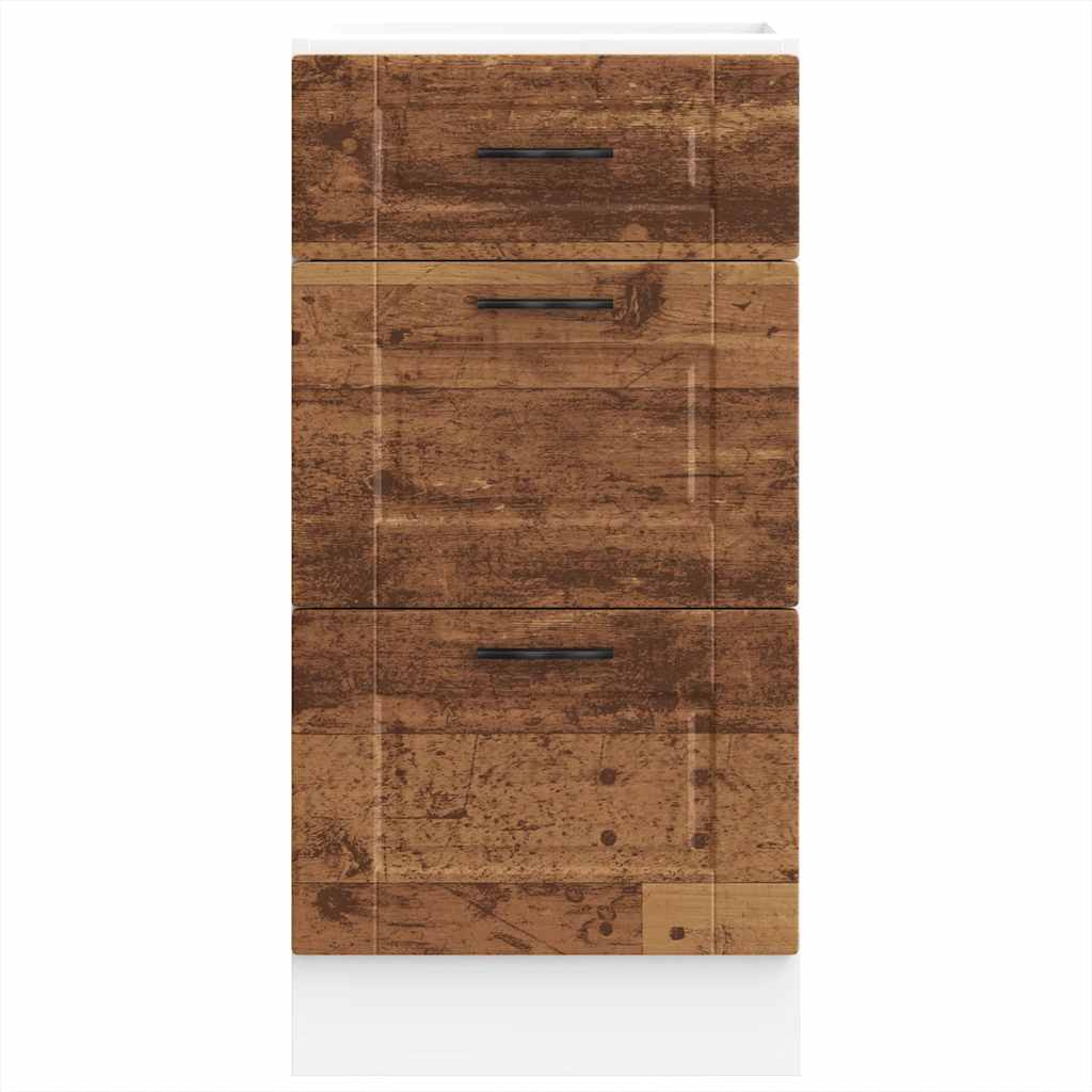 Kuchyňská Spodní Skříňka "Porto" Old Wood Kompozitní Dřevo Staré Dřevo