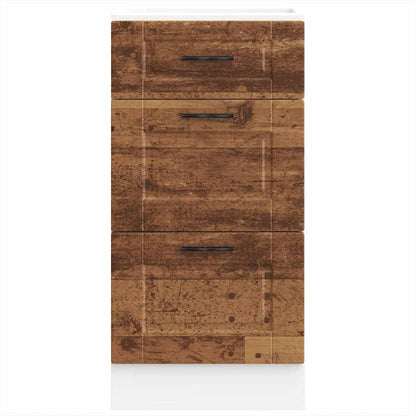 Kuchyňská Spodní Skříňka "Porto" Old Wood Kompozitní Dřevo Staré Dřevo