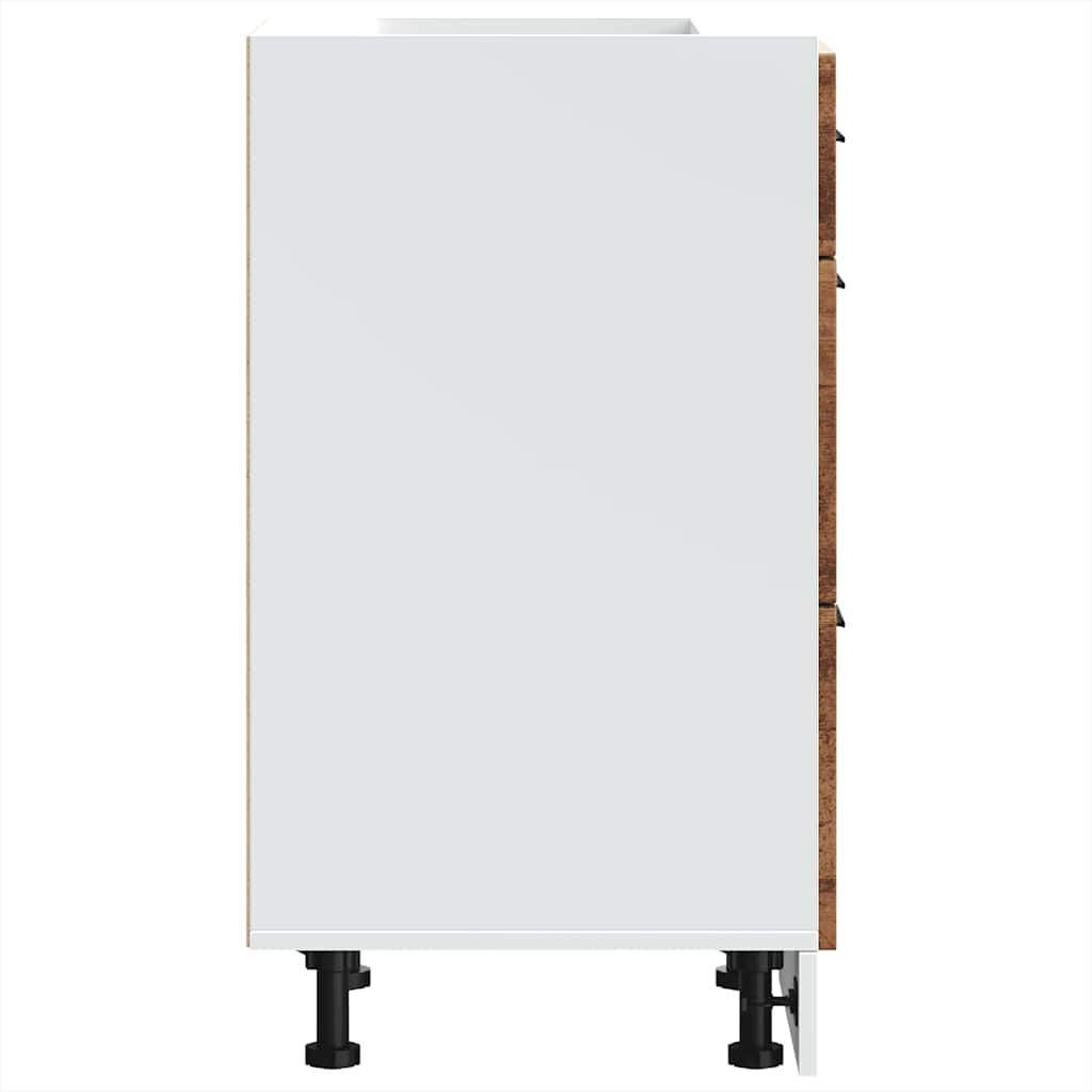 Kuchyňská Spodní Skříňka "Porto" Old Wood Kompozitní Dřevo Staré Dřevo