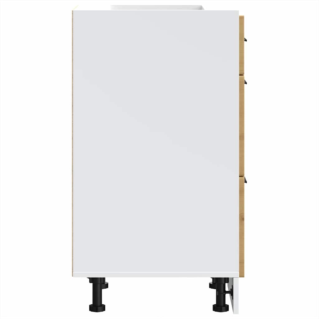 Kuchyňská Spodní Skříňka "Porto" Kompozitní Dřevo Dub Artisan