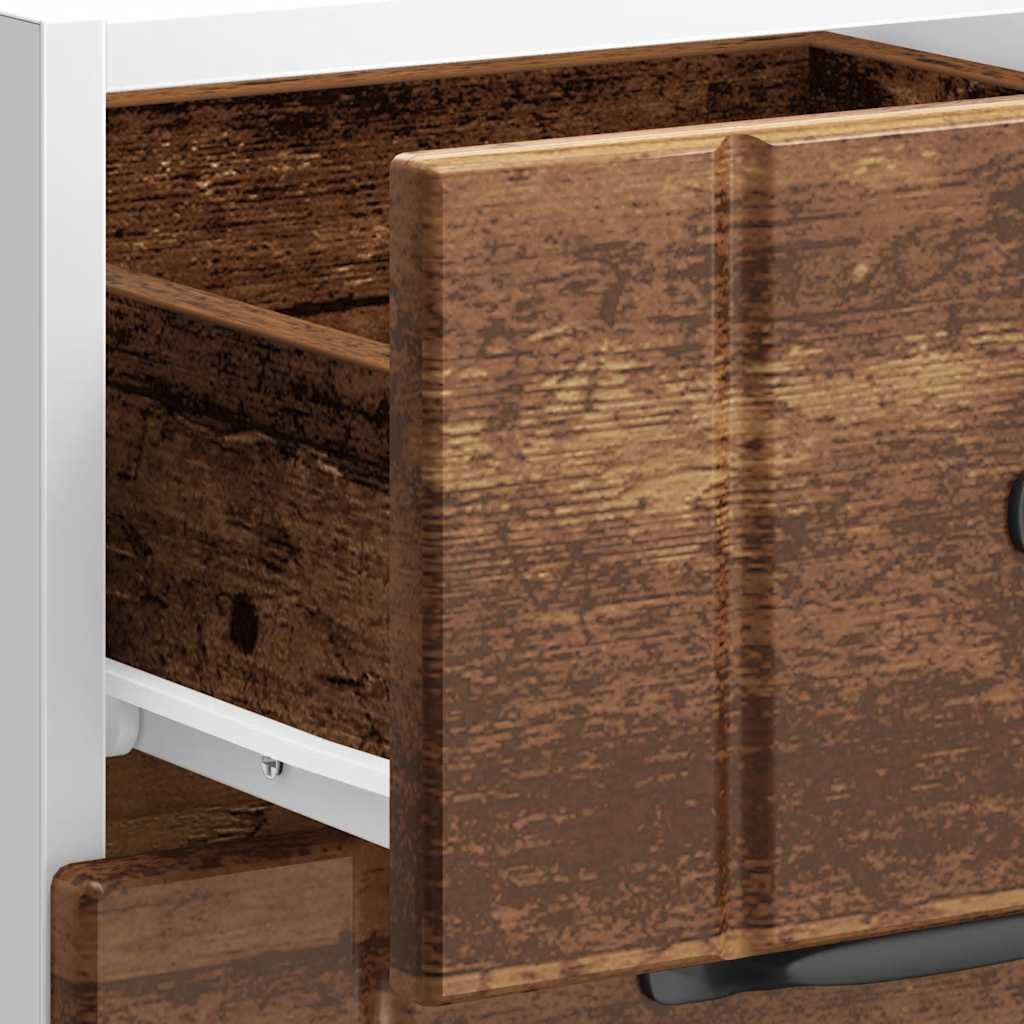 Kuchyňská Spodní Skříňka "Lucca" Kompozitní Dřevo Staré Dřevo