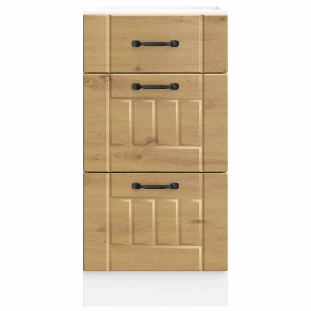 Kuchyňská Spodní Skříňka "Lucca" Artisan Oak Kompozitní Dřevo Dub Artisan