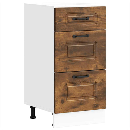 Kuchyňská Spodní Skříňka "Kalmar" Kompozitní Kouřový Dub