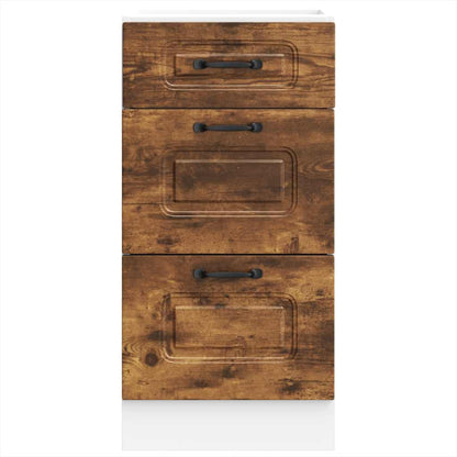 Kuchyňská Spodní Skříňka "Kalmar" Kompozitní Kouřový Dub