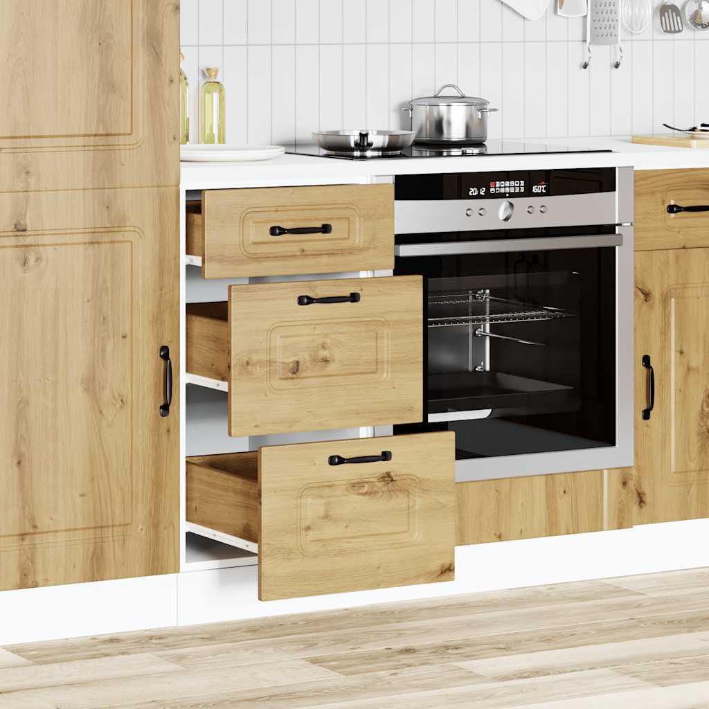 Kuchyňská Spodní Skříňka "Kalmar" Kompozitní Dub Artisan