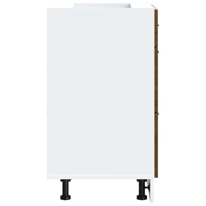 Kuchyňská Spodní Skříňka "Porto" Kompozitní Dřevo Hnědý Dub