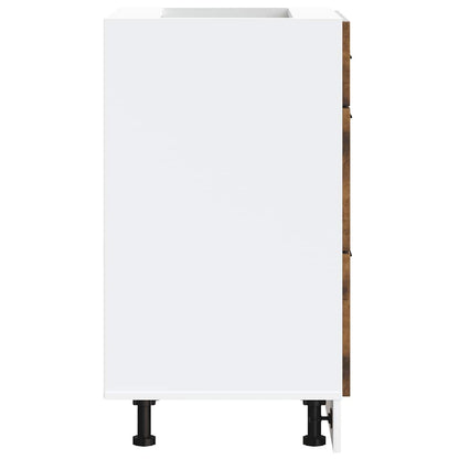 Kuchyňská Spodní Skříňka "Lucca" Kompozitní Dřevo Kouřový Dub