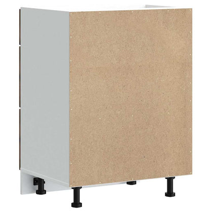 Kuchyňská Spodní Skříňka "Lucca" Kompozitní Dřevo Kouřový Dub