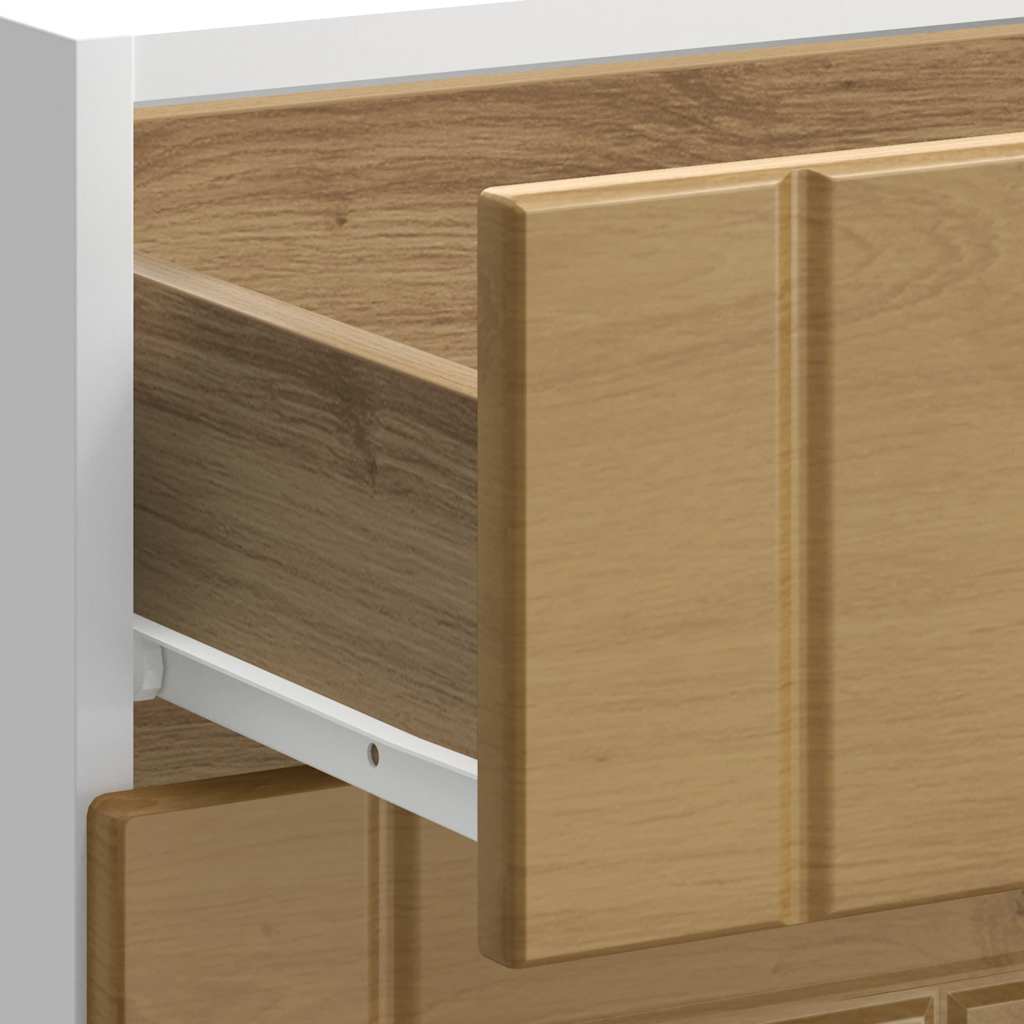 Kuchyňská Spodní Skříňka "Lucca" Artisan Oak Kompozitní Dřevo Dub Artisan