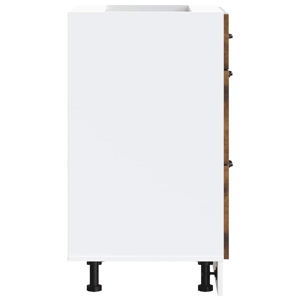 Kuchyňská Spodní Skříňka "Kalmar" Kompozitní Kouřový Dub