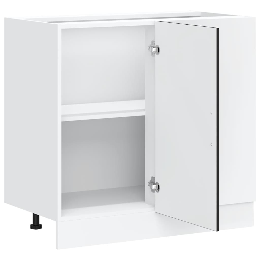 Skříňka Pod Umyvadlo Černá Kompozitní Dřevo Černá