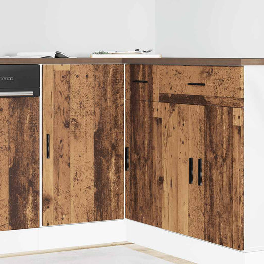 Skříňka Pod Umyvadlo Old Wood Kompozitní Dřevo Staré Dřevo