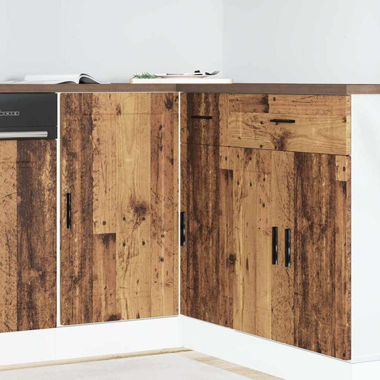 Kuchyňská Spodní Skříňka "Porto" Old Wood Kompozitní Dřevo Staré Dřevo