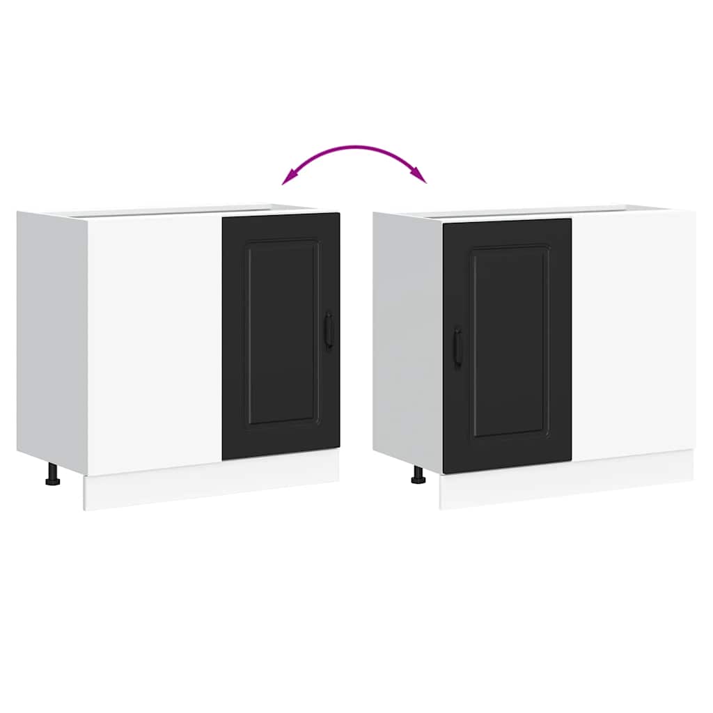 Kuchyňská Spodní Skříňka "Kalmar" Černý Kompozitní Černá