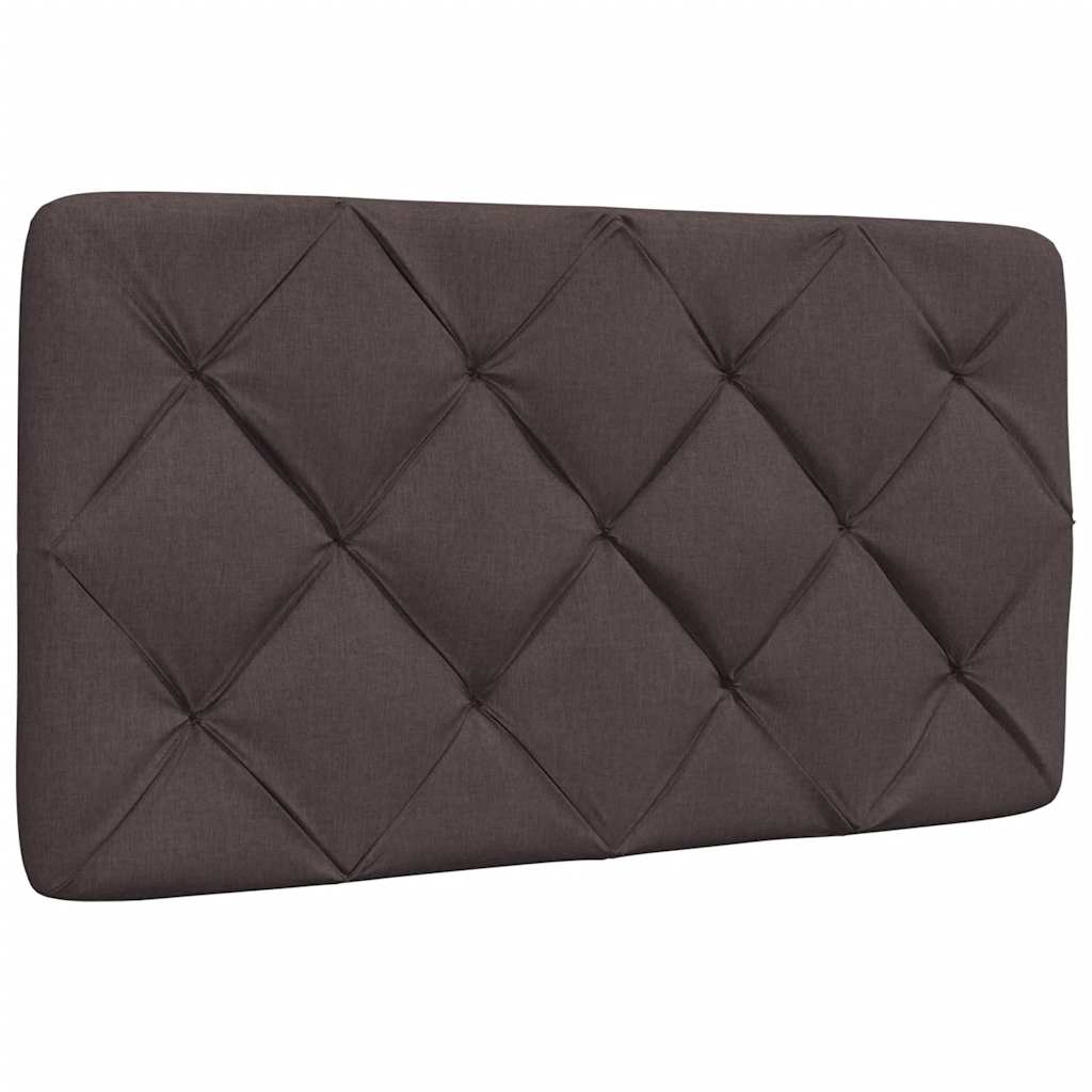 Rám Postele Bez Matrace Tmavě Hnědá 80 X 200 Cm Textil