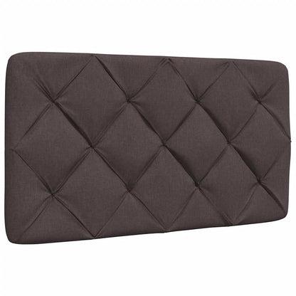 Rám Postele Bez Matrace Tmavě Hnědá 80 X 200 Cm Textil